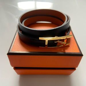 HERMES Hapi 3 bracelet medium model NEW black and gold